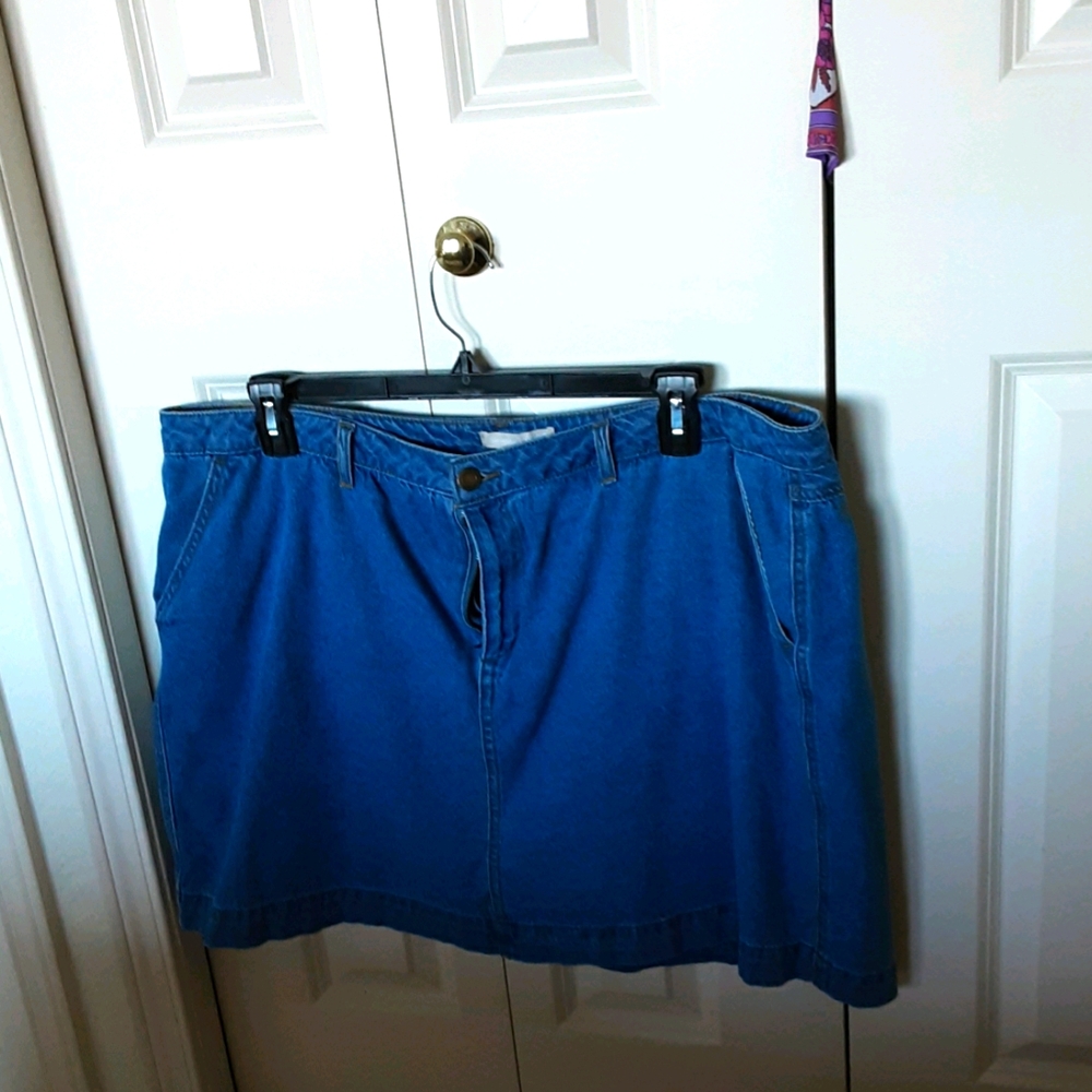 Jean Skort faded denim
